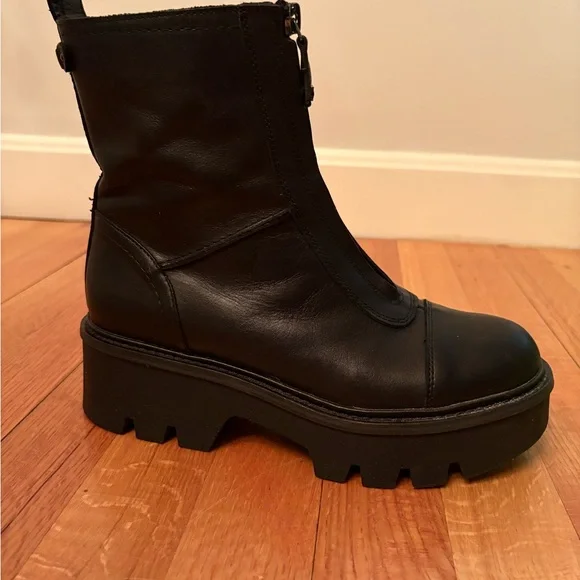 Sam Edelman Black Leather Boots - Picture 3 of 7